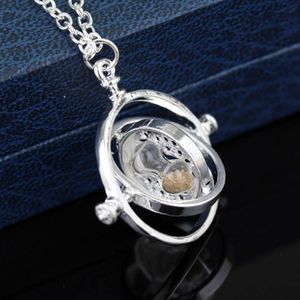 New Harries Converter Wand Time Turner Hourglass Snitch Pendant Triangle Necklace Friend's Christmas Gift