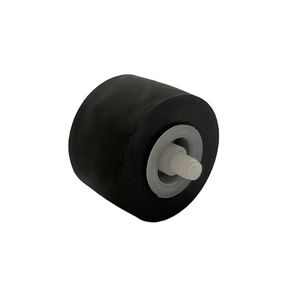 9,5x6x10.5x1.5mm Gummi -Prise -Rollenrad mit Welle für Kassettenrekorderdruckkassetten Deck Bewegung Audiozubehör