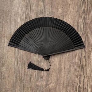 Figurine decorative ventola pieghevole texture leggera texture giapponese in stile giapponese porta portatile cinese fan di bambù portatili con per la danza