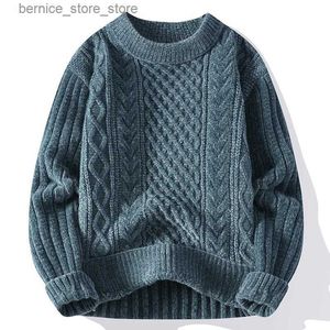Men's Sweaters Sweaters men 2024 winter korean style mens warm sweater mens fashion sweaters autumn Mens wool pullovers male MY7116 Q240530