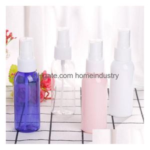 Packing Bottles Wholesale 50Ml Sanitizer Spray Bottle Empty Hand Wash Emsion Pet Plastic Mist Sprayer Pump Containers For Alcohol Drop Dhma6