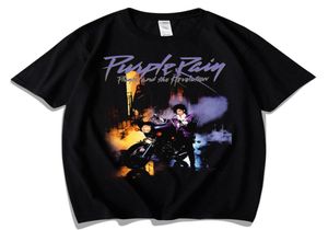 Men039s TShirts Prince Purple Rain And The Revolution T Shirt Emo Punk Shirts Rock Hippie Men Oversize Tshirts Goth Gothic Tee4746979