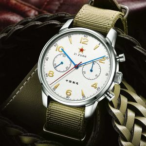 Wristwatches TOPHILL 1963 chronograph Air Force aviation mechanic Sapphire Seagull ST1901 waterproof male pilot Q240529