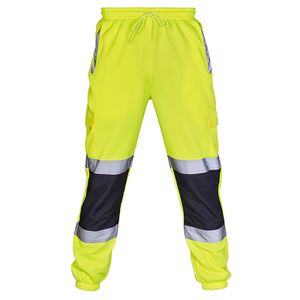 Calças masculinas Roupas de trabalho homens Trabalho de alta visibilidade calças casuais calças casuais pantalones de trabajo para hombre 240521