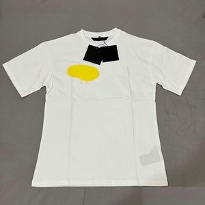 メンズプラスティーポロスデザイナーTシャツ特大の豪華なTシャツブランド衣料スプレーレター半袖シャツ春夏潮の男性ot3p4