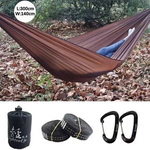 Hängematte Nordic Style Nylon Hängematte Outdoor Camping Travel Hunting Bett Garten Schwung Hanging Stuhl H240530 NDCK