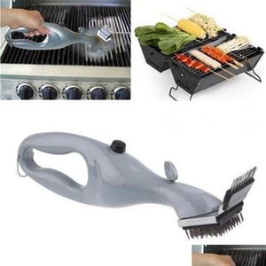 BBQ Tools Tillbehör Rengöring Manual Steam Barbecue Brush Scra Plate Cooking Tool Lämplig för gas Charcoa Drop Delivery Home Garde DHCBK