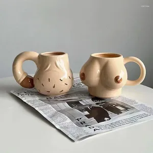 Кружки интересные японские взрослые керамическая водяная чашка с большим мощностью пара круток смешного подарка на день рождения