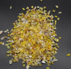 500g Yellow Crafts Bulk Stone Crushed Tumbled Rock Chips Natural Quartz for Jewelry Making Home Bonsai Plant Pot Succulents Aquari1908475
