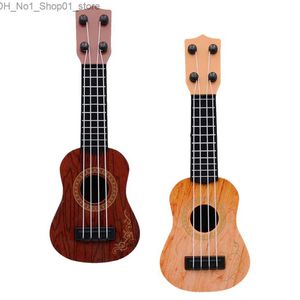 Guitar 2 Mini Four Stringed Qin Music Instrument Toys Childrens Model Symulacja Symulacja Prezenty dla dzieci Prezenty 2405301