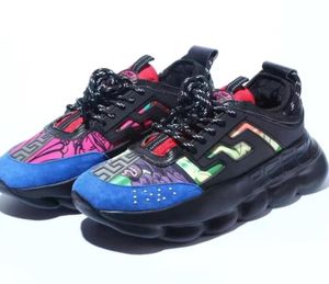 Italy reflective height chain reaction sneakers Casual Shoes triple black white multicolor suede red blue yellow fluo tan men wom1365827