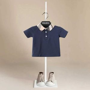 폴로 폴로스 여름 소년 폴로 티셔츠 단색 패션 유치원 티셔츠 베이비 셔츠 톱 잘 생긴 학교 어린이 의류 wx5.29