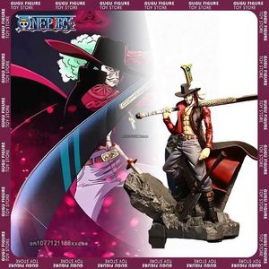 Action Toy Figures One Piece Figures Dracule Mi Hawk 15cm Figur Anime PVC GK figur Model Doll Collection Room Decoration Ornament Toys Kid Gift G240529