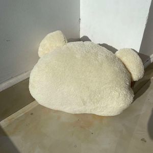 Милый рилаккума плюш теплый ручная подушка мультфильм медведь Пелуше фаршированная игрушка мягкая подушка подарка на день рождения
