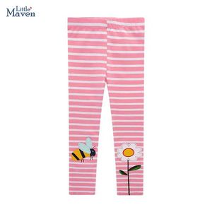 Palza di leggings pantaloni piccoli maven maven di cotone pantaloni per bambini pantaloni cartone animato di girasole per api di girasole WX5.29