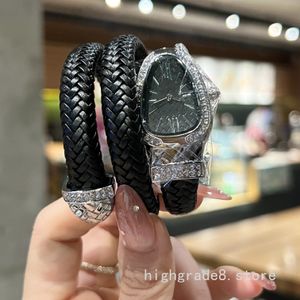 Mode Women's Watch Indian Style Snake Watch Charm Ladies Watch Multi-färg Valfri Diamond Set High Quality Luxury Brand Hot Women's Jewelry Watch