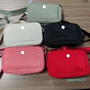 Crossbody lu Bags Sacos Esporte Esporte ao ar livre Bolsa de cintura Mulheres Ajuste Ajuste Zipper Câmera de Câmera Cruzada Capacidade do Mensageiro