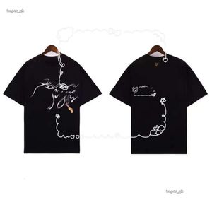 PA Angels Novo designer PA T-shirt Tees de luxo Imprima palmeiras t camisetas homens ângulo feminino de manga curta