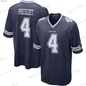 Fani na szczycie koszulka 2024 Nowe przybycie Summer Wszelki rodzajów Dak Prescott Cowboys Jerseys #4 Rugby Jersey Mundlid for Adult Kid H240530