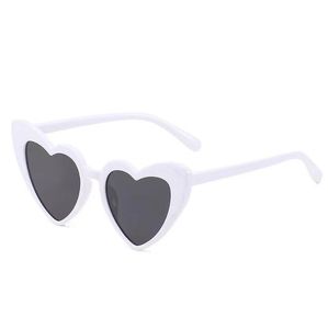 Cartoon Love Heart Kids Glasses Sunglasses Moda Coração Infantil óculos de sol