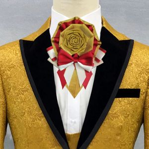 Lolita Accessories Bow Badge Retro Korean British Suit Shirt Sweater Halsband Flower Pin Handgjorda Design Smycken 240524
