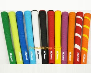 Mens Iomic Golf захватывает высококачественные резиновые гольф -клубы захватывает черные цвета в выборе 20 PcSlot Irons Clubs Grips 6747049