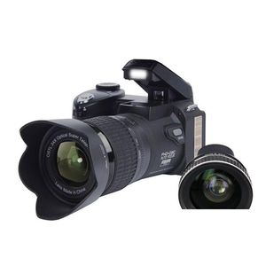 Dijital Kameralar HD Protax D7100 Kamera 3P Çözünürlük Focus Profesyonel SLR Video 24x Optik Zoom Üç Lens Damla Dağıtım Fotoğrafı OTXYC