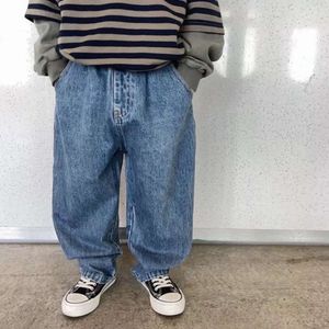 Teenage Casual Boys Summer Clothes For Teenagers Teen Kids Jeans Pants Children's Boy's Clothing Child Trousers Loose New L2405