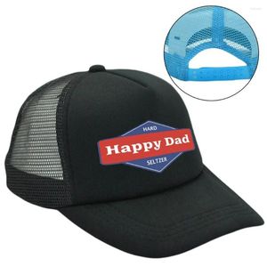 Ball Caps Vintage Happy Dad Baseball Men Donne Fepible Hiphop Hiphop Mash Cappelli da ricamo regolabile da ricamo regolabile