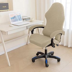Chair Covers Solid Colour Computer Cover Dustproof Zip Model Armchair Comfortable Soft And Elastic Sleeve Durable
