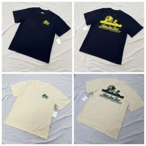 Erkek Tişört Tasarımcı Kadın Mektup Baskılı Kısa Kollu Yuvarlak Boyun Gömlek Tasarımcı Pamuk Tees Üst kaliteli Polo Crew Neck CP Tshirt