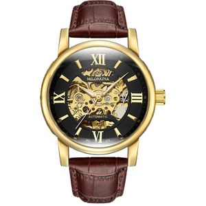 Wristwatches Relogio Masculino Orkina Brand Men's Automatic Mechanical Watches Leather Strap Watch Fashion Sports Men 260k