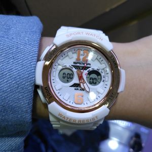 Sanda marka luksusowe kobiety sport zegarek damski moda cyfrowy zegarek na nadgarstek dla kobiet sportowy zegar Montre femme reloj Mujer s915 2088