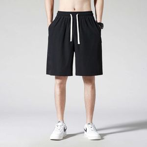 Men's summer designer's new slim loose casual fashion large with ice silk breathable quick-drying sports shorts