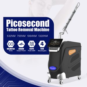 PerfectLaser CE Aprovado Profissional Picossegund Laser Remoção de tatuagem 532nm 755nm 1064nm 1320nm Pico a laser Equipamento de cuidados com a pele Big Promoção