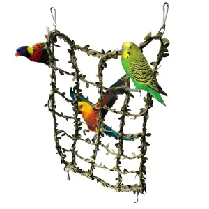 Inne zapasy ptaków Parrot Wspinaczka Netto Zabawka Hook Hamak huśtawka stojak na wiszące zabawki gryzące
