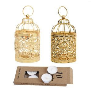 Mum Tutucular Birdcage Tutucu Vintage Demir Centerpiece Kuş Kafesi Retro Şamdan Fener Ev Dekor