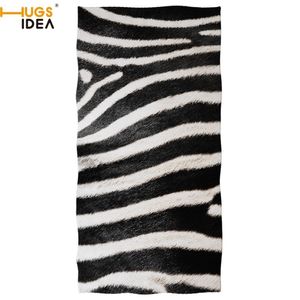 Hugsidea Leopard Print Zebra Python Tiger Giraffe Animal Fur Beach Microfiber Bath Quick-Torch Hand Face Handduk Filt Y200429 273C