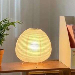 Lampy stołowe Nordic Lampa LED Wewnętrzne oświetlenie Wabi Sabi Style Light Bedside Sypialnia Living Study Domowe Dekoracyjne biurko