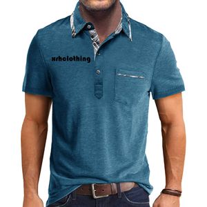 maglietta designer 2024 T-shirt Summer T-shirt Polo a quadri da uomo maschile