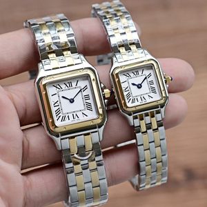 Damska luksusowe zegarki 316L Kwarc nierdzewna Kwarc Ruch najwyższej jakości damski sukienka zegarek na rękę Srebrną Złotą Rose Montre de Luxe 2384