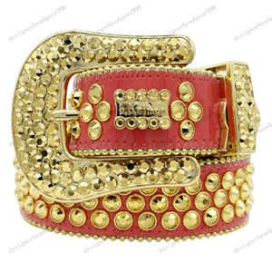 Cinture per le cinture per le donne Designer Cintura BB Simon Luxury Diamonds decorate in stile hip-hop roccia hip-hop mult-colorcocali