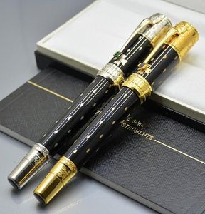 Luxury Limited Edition Big Barrel Roller Ball Fountain Pen Stationery Office levererar toppkvalitet Metal Skriv presentpennor med set5998846