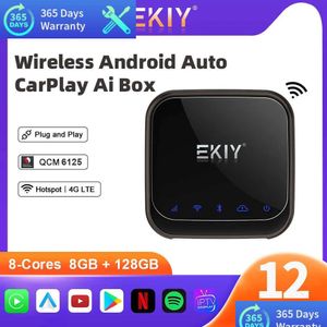 Other Auto Electronics New Car Android 12 Tv Wireless Carplay Ai Box Adapter For Youtube Netflix Play Store /Sim 4G Lte Gps Drop Deliv Ot2Uq