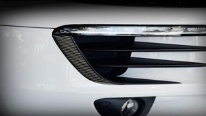 Аксессуары для Porsche Macan 20142020 Карбоновое волокно передние фонаря полоски для бровей.