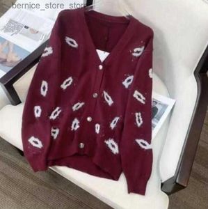 Men's Sweaters 24SS Women Sweater Fashion Cardigan Hoodies Lady Sweatshirt Casual Sweaters High Street Elements Sweaters Spring Ladies Hoodie High Quality Q240530