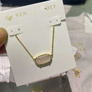 Hänge halsband designer kendrascotts halsband smycken singaporean kedja elegans oval halsband halsband kvinnlig krage kedja kvinnlig halsband som en gåva till kärlek