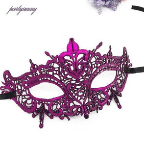PF Ball spetsmask Sexig Women Girl Eye Face Masks For Wedding Christmas Halloween Party Mask Masquerade Fancy Dress Costume LM0203695390