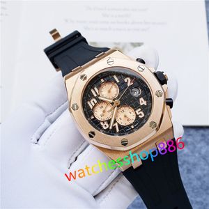 Designer Men Women Watches Classics Royaloak Quartz APS Relógio 26238 41mm Aço inoxidável de alta qualidade Montre de luxo para homens relógios de pulso