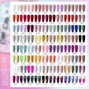 Nail Polish ROSALIND nude solid nail polish gel mixed varnish semi permanent nail art soap UV gel nail polish top primer d240530